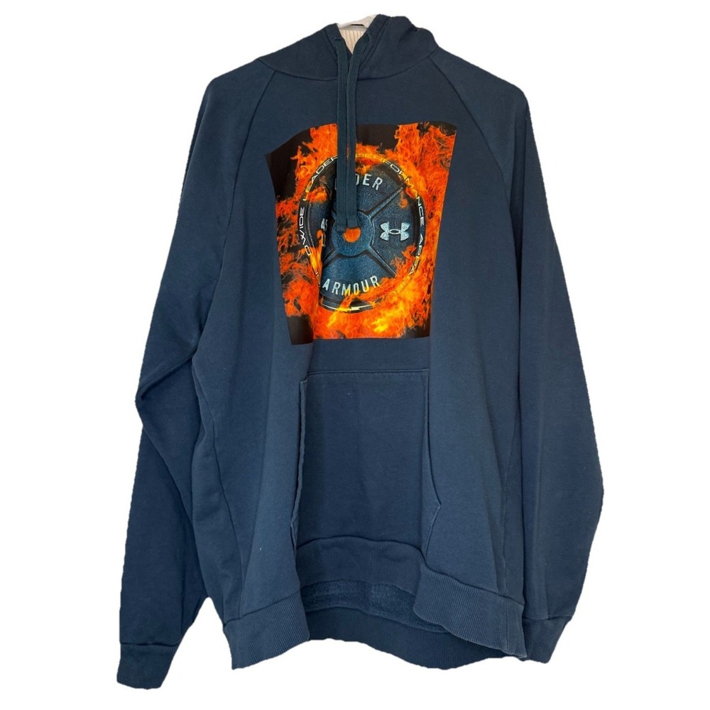 Mens  Graphic UNDER ARMOUR  HOODIE,  SIZE Extra Large Pockets